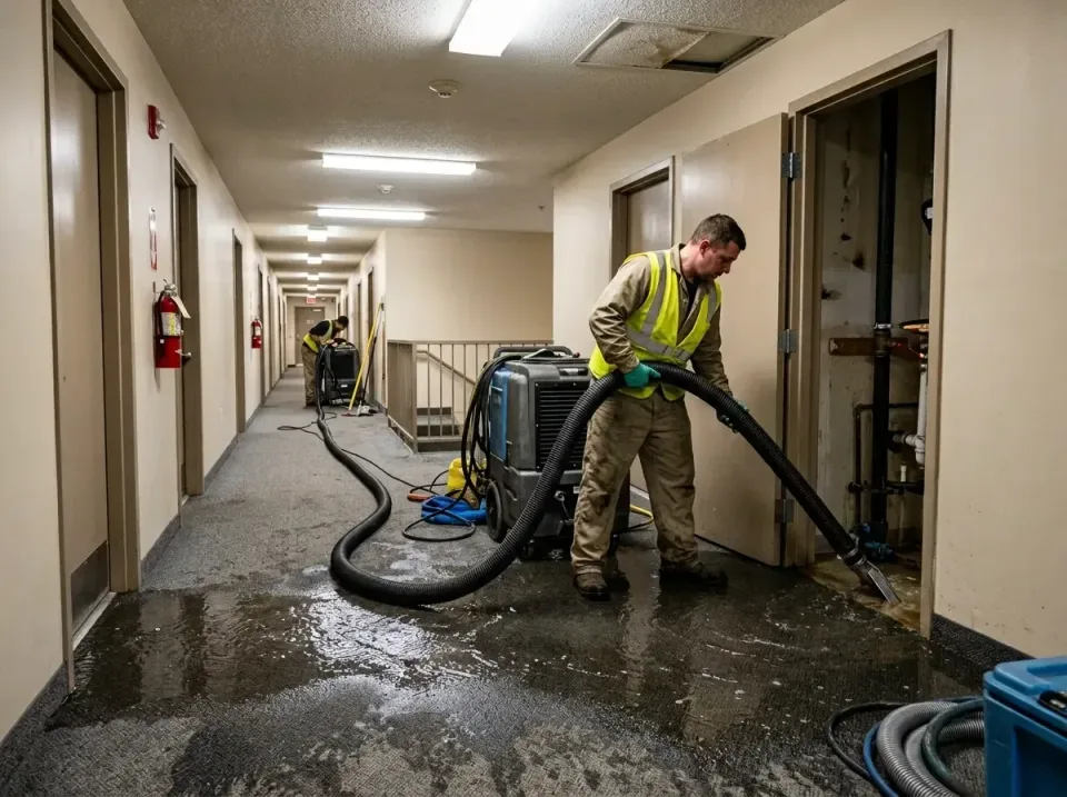 multi-unit-apartment-hallway-f-005 — frequently asked questions, Emergency Burst Pipe Water Extraction & Removal in West New…
